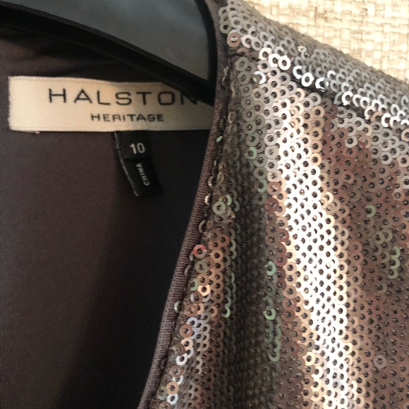 Halston Heritage Dresses & Skirts - Halston Heritage mini dress! Silver sequined